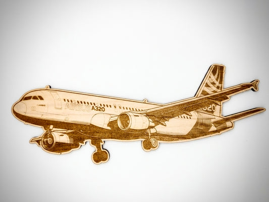 Custom Aircraft Wall Art – Personalized Wooden Airplane Silhouette
