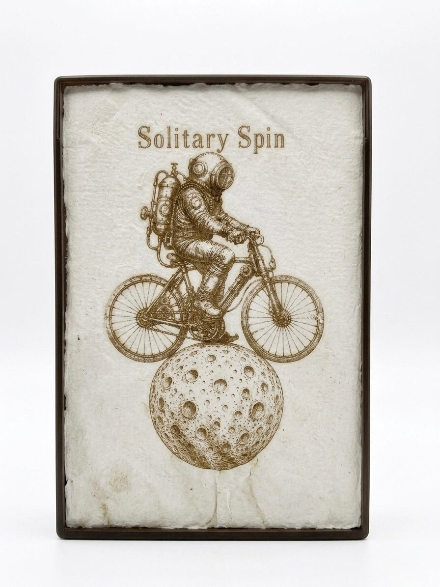 Steampunk Handmade Paper Art Prints – Laser Engraved Collection